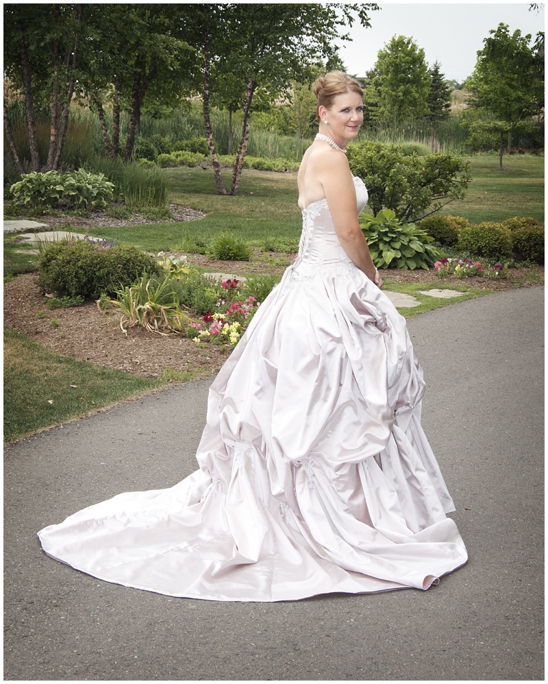 sophia tolli gown, George George Memorial Park, Shelby Township wedding photographer, anniversary
