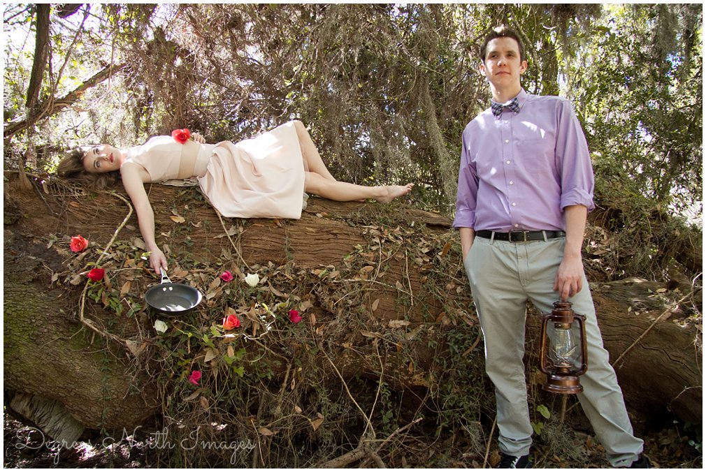 Disney Tangled engagement session by Degrees North Images