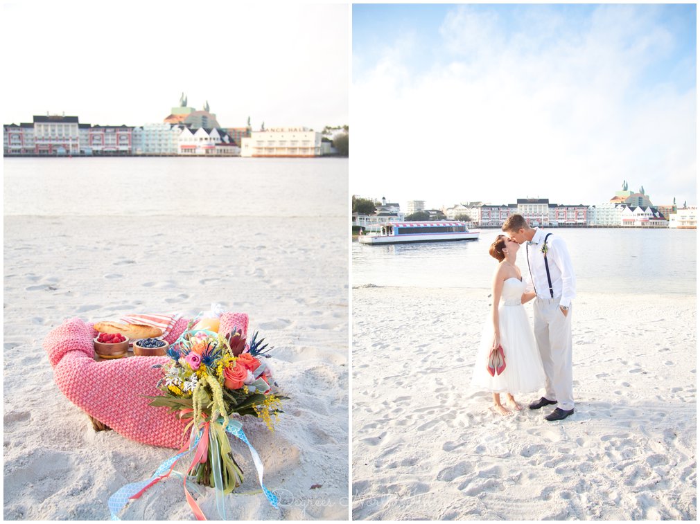 Disney's Beach Club Resort wedding by Degrees North Images