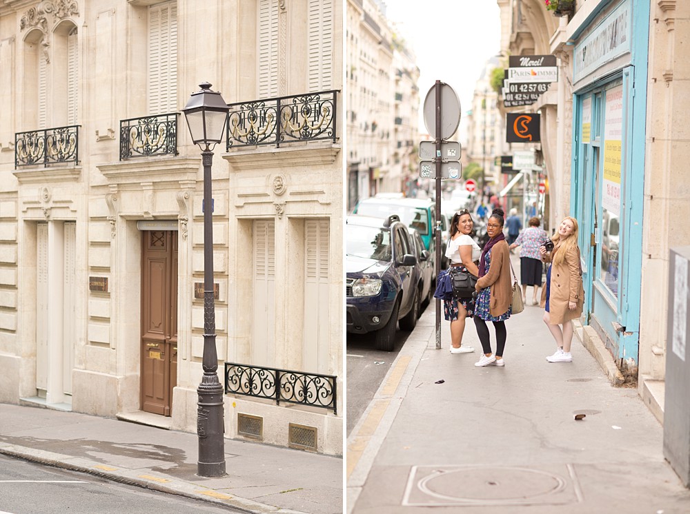 The streets of Montmatre in Paris