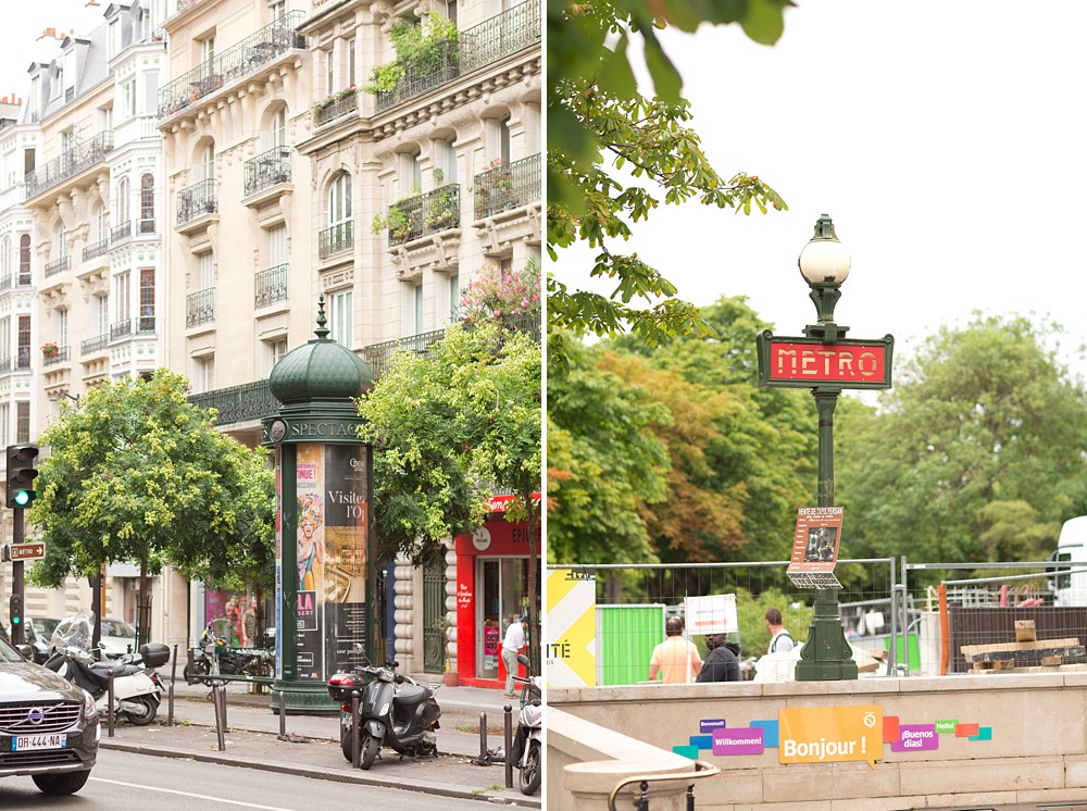 The streets of Montmatre in Paris