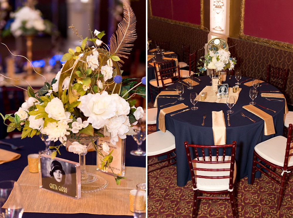 Golden age of film themed wedding at Majestic Metro