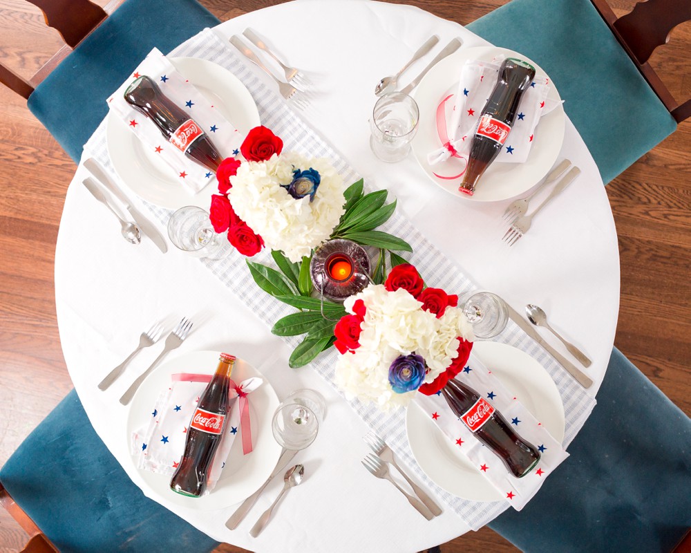 4th of July wedding table inspiration from the Carr Mansion