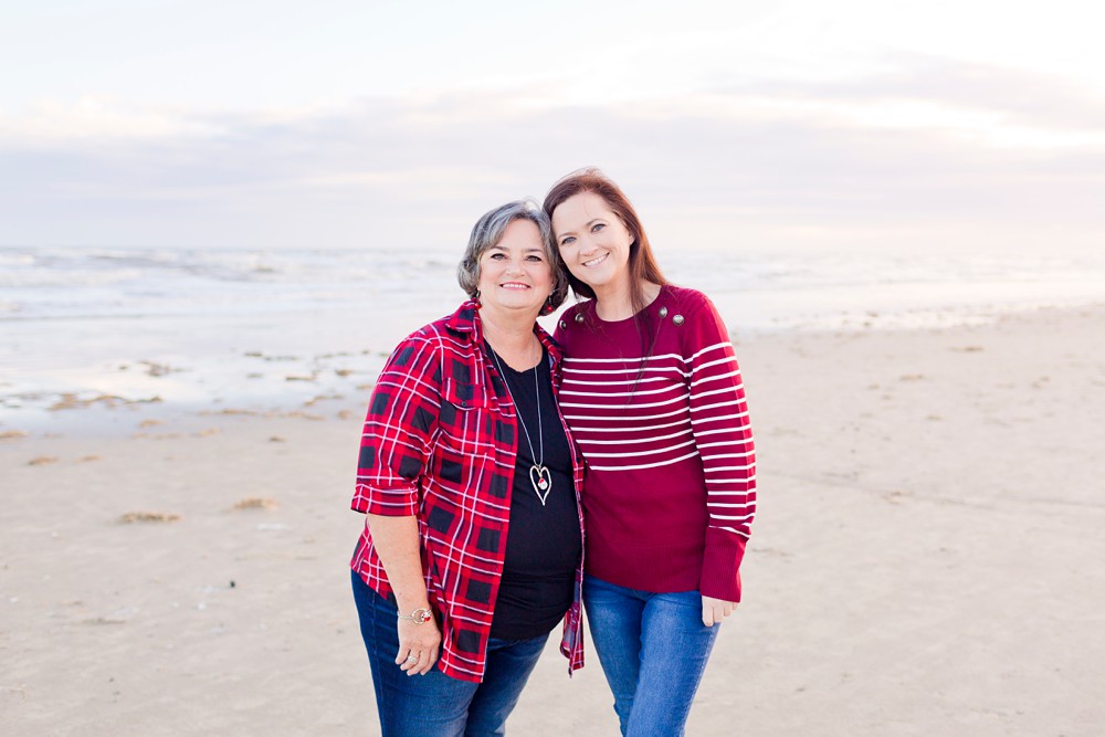 mother and daughter portrait at Sea Isle Beach