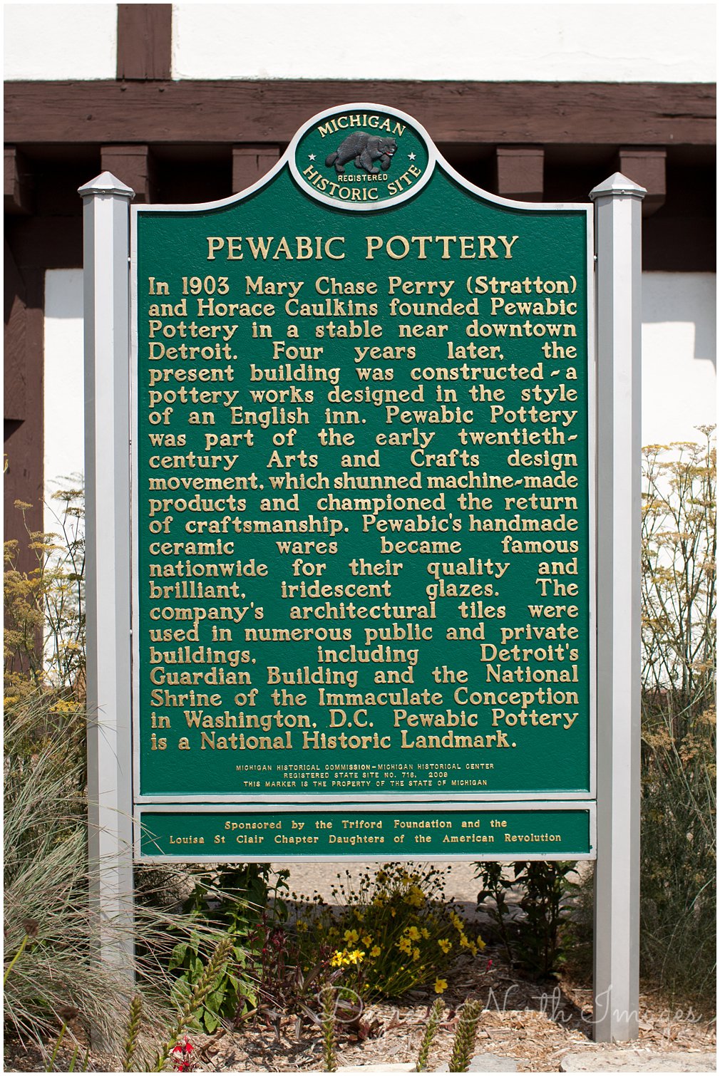 Pewabic Pottery historic landmark in Detroit, Michigan