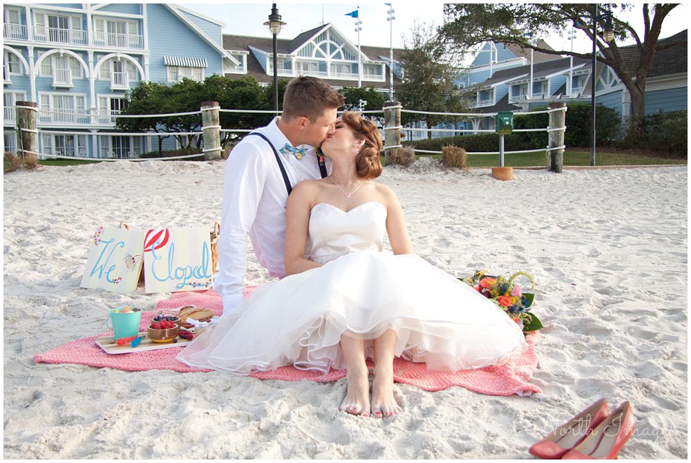 Walt Disney World elopement at the Beach Club Resort