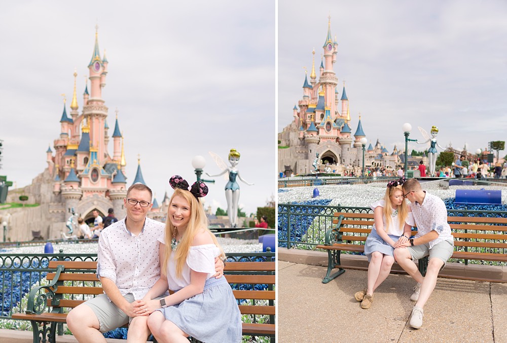 Engagement session at Disneyland Paris