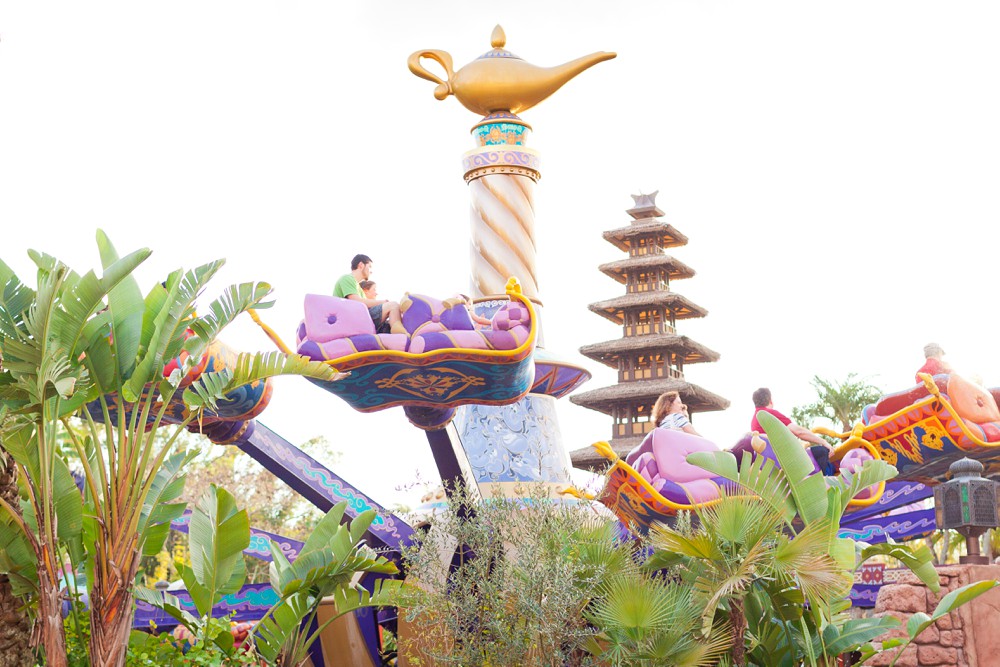Magic Carpets of Aladdin Magic Kingdom proposal spots