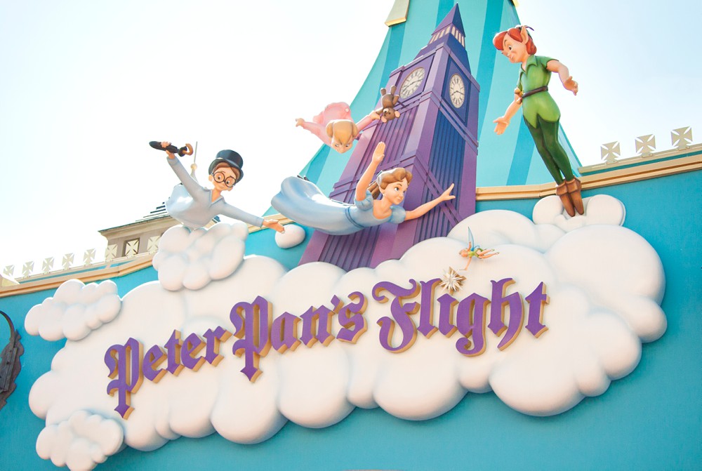 Peter Pan's Flight Magic Kingdom proposal spots