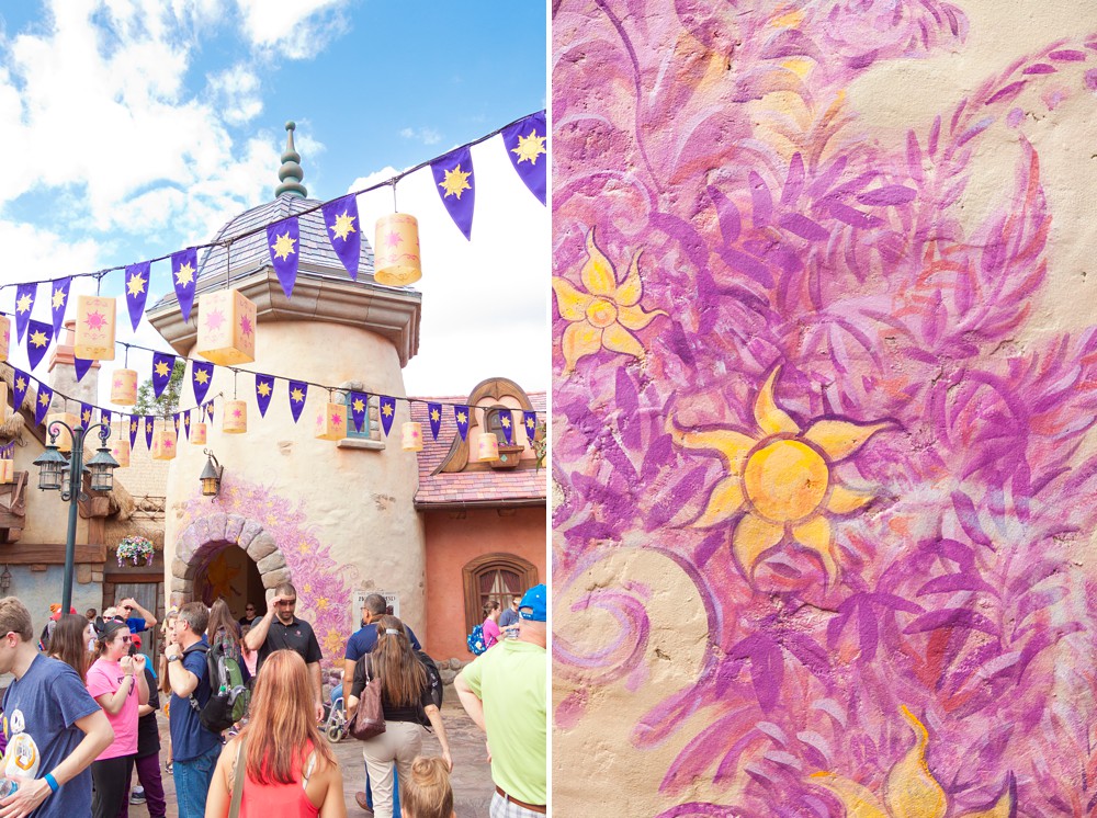 Rapunzel's Tower Tangled lanterns Magic Kingdom proposal spots