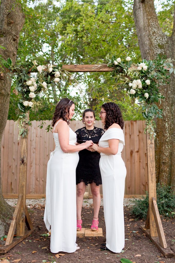 Intimate Backyard Wedding - Houston, Texas - degreesnorthimages.com