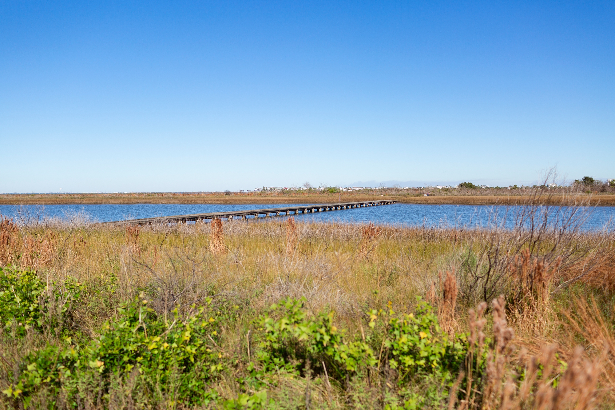 Bridge at Galveston Island State Park